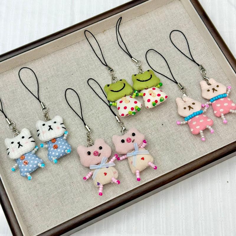 Women'S Young Bags - Chaveiro com pingente de sapo, porco