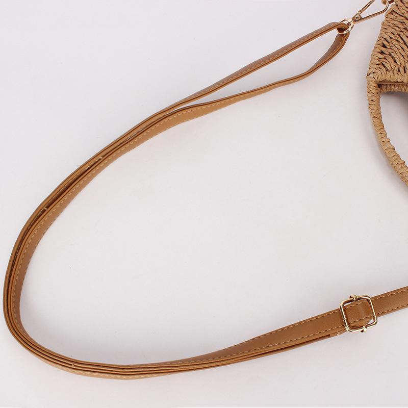 Bolsa de ombro feminina de pal - Women'S Raffia Bags avaliação e preço