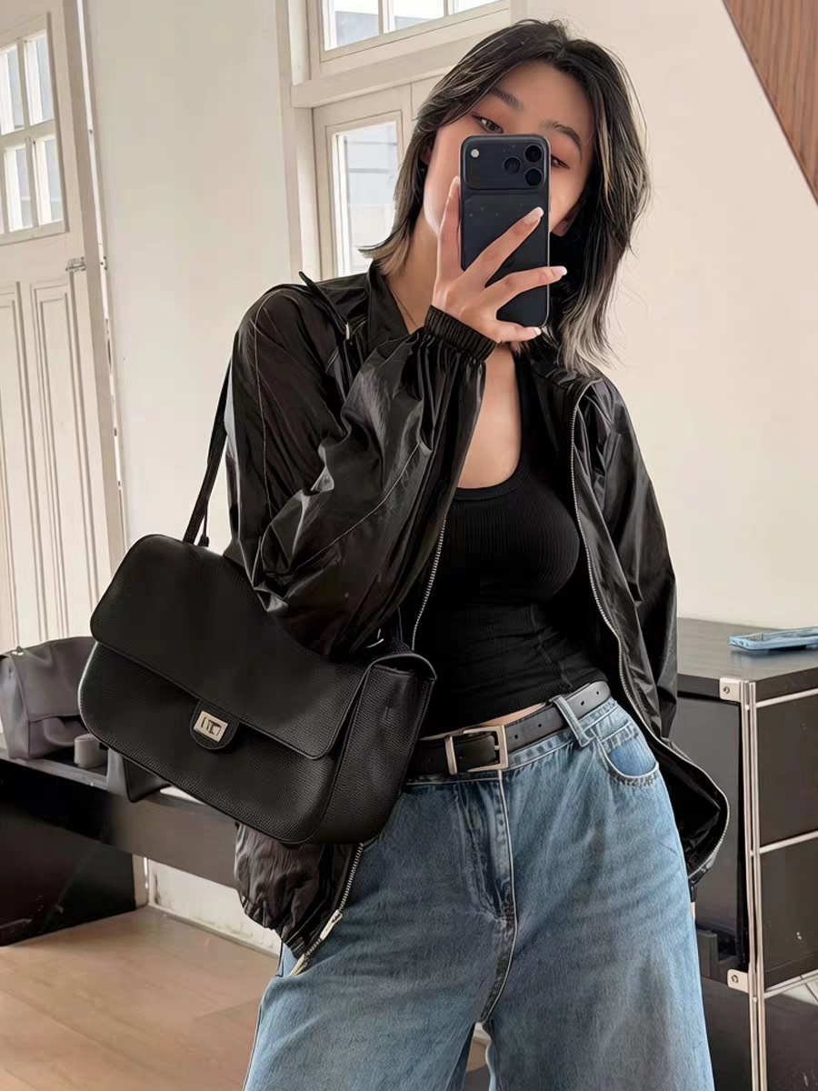 Bolsa Tote de Couro Genuíno Ma - Women Bags 2026 Trends avaliação e preço