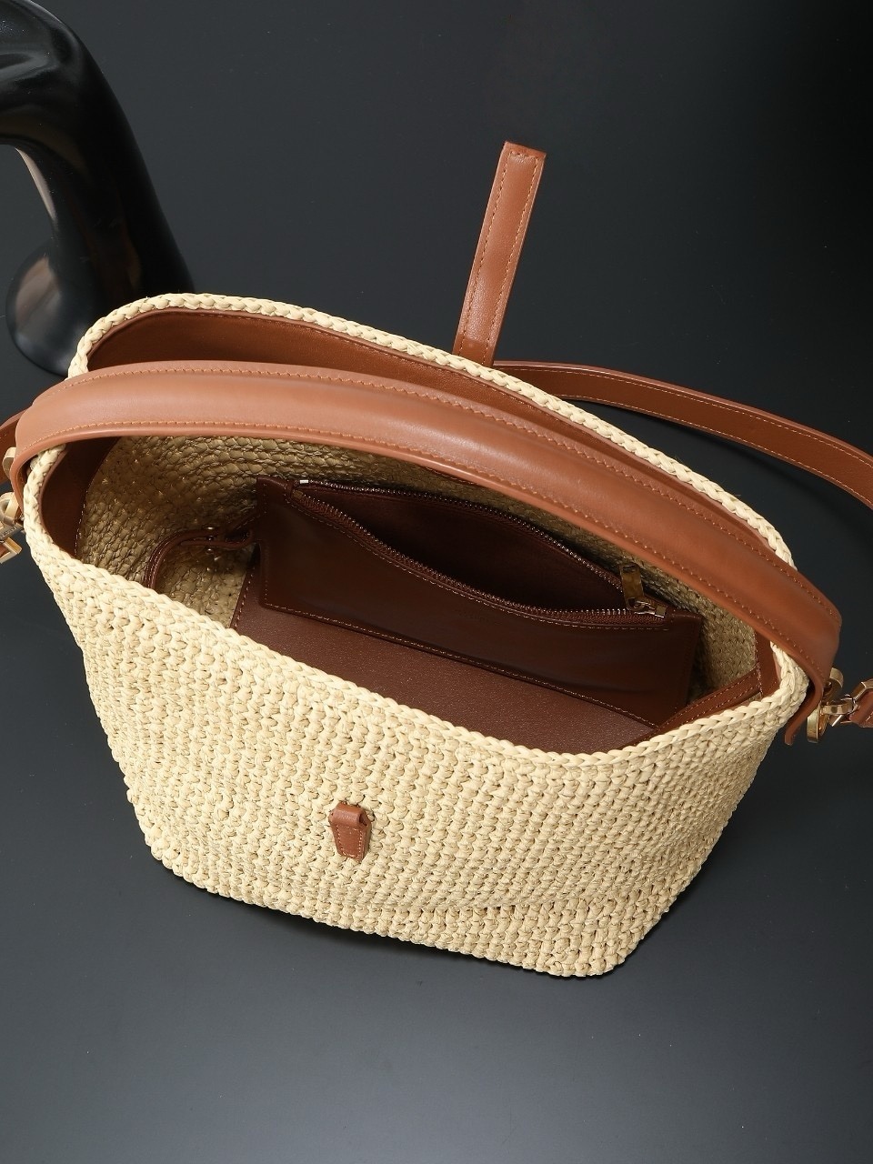 Nova Chegada 2026: Bolsa Saco  - Women'S Raffia Bags avaliação e preço