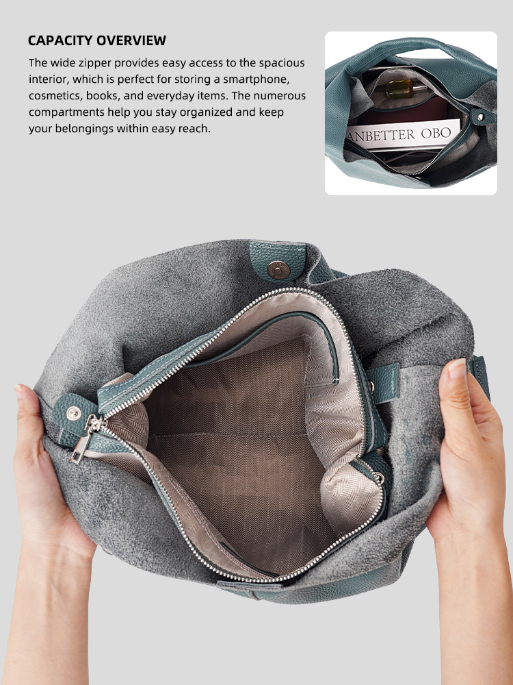 Bolsa Grande de Couro Genuíno  - Women Bags On Sale avaliação e preço