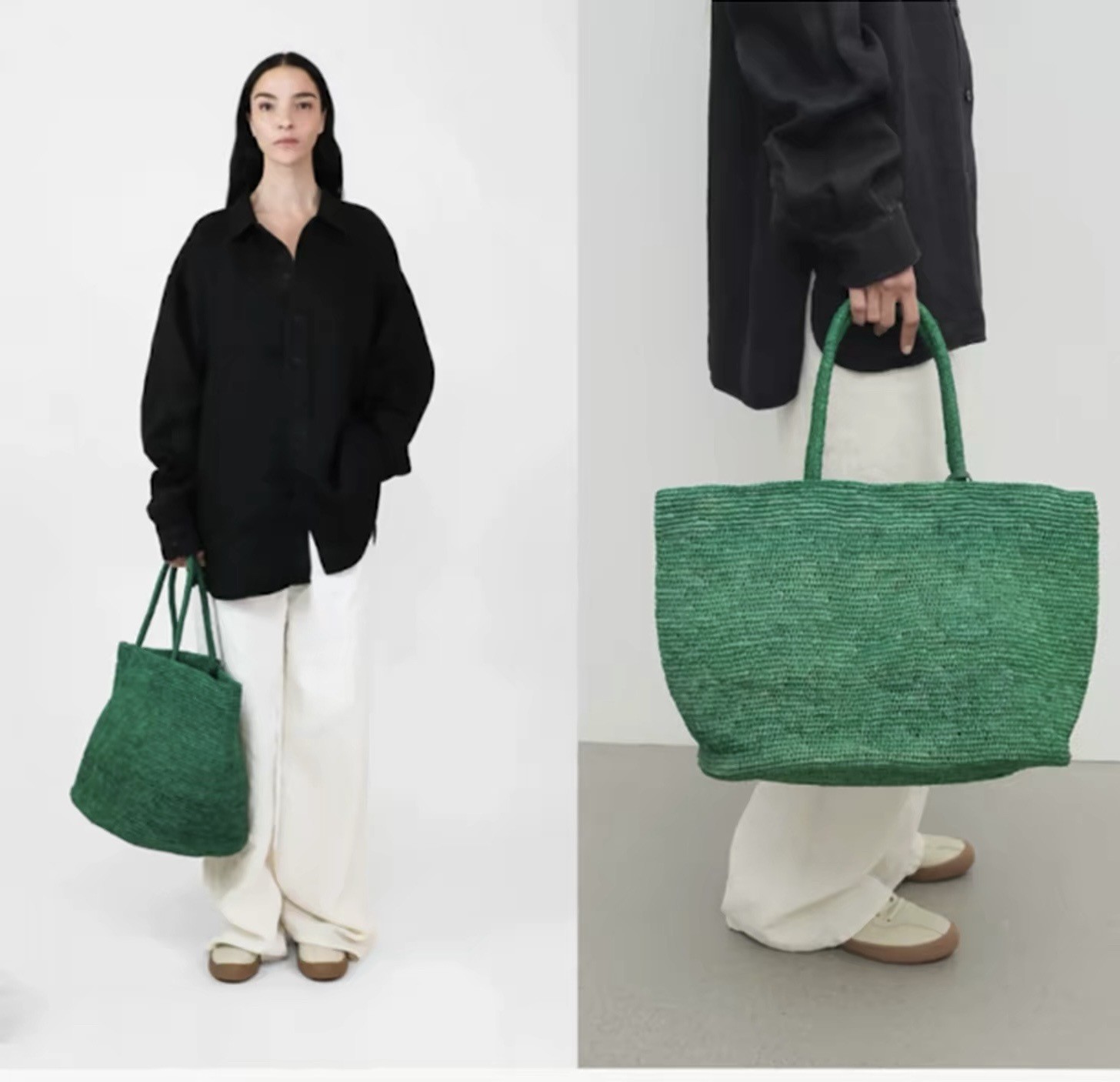 Nova Bolsa Tote de Ráfia Artes - Women'S Raffia Bags avaliação e preço
